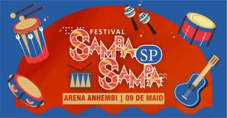 Samba Sampa 2026 com Thiaguinho, Sorriso Maroto, Péricles e mais
