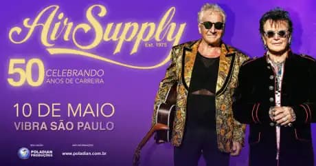 Air Supply Celebrando 50 Anos de Carreira